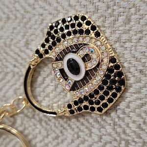CRYSTAL BLING HANDBAG CHARM KEYCHAIN